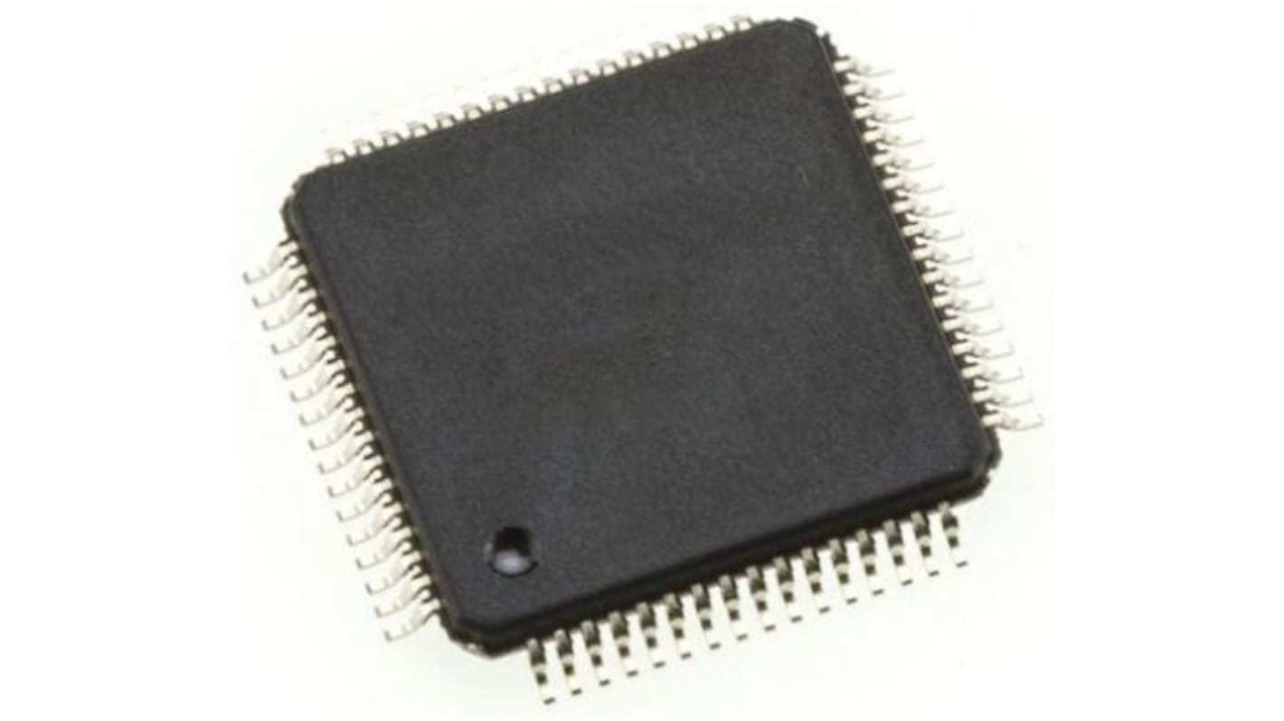 Microcontrolador MCU Renesas Electronics R5F51306BDFM#30, núcleo RXv1 de 32bit, RAM 32 kB, 32MHZ, LQFP de 64 pines