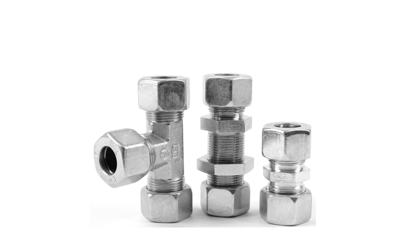 Racor hidráulico, Parker, G06LCFX, Connector A M6, Connector B M6