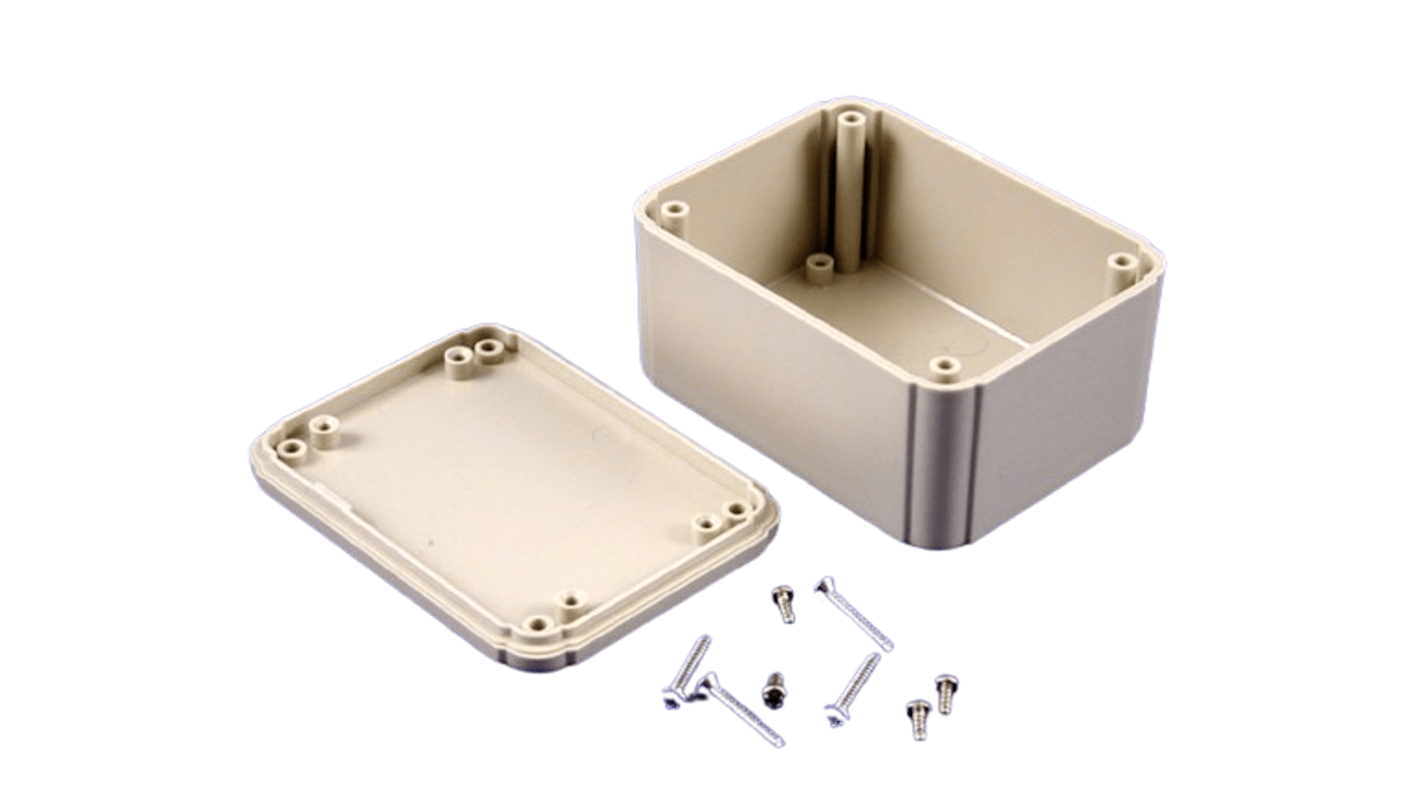 Hammond RL Series Grey ABS General Purpose Enclosure, IP54, Grey Lid, 40 x 60 x 80mm