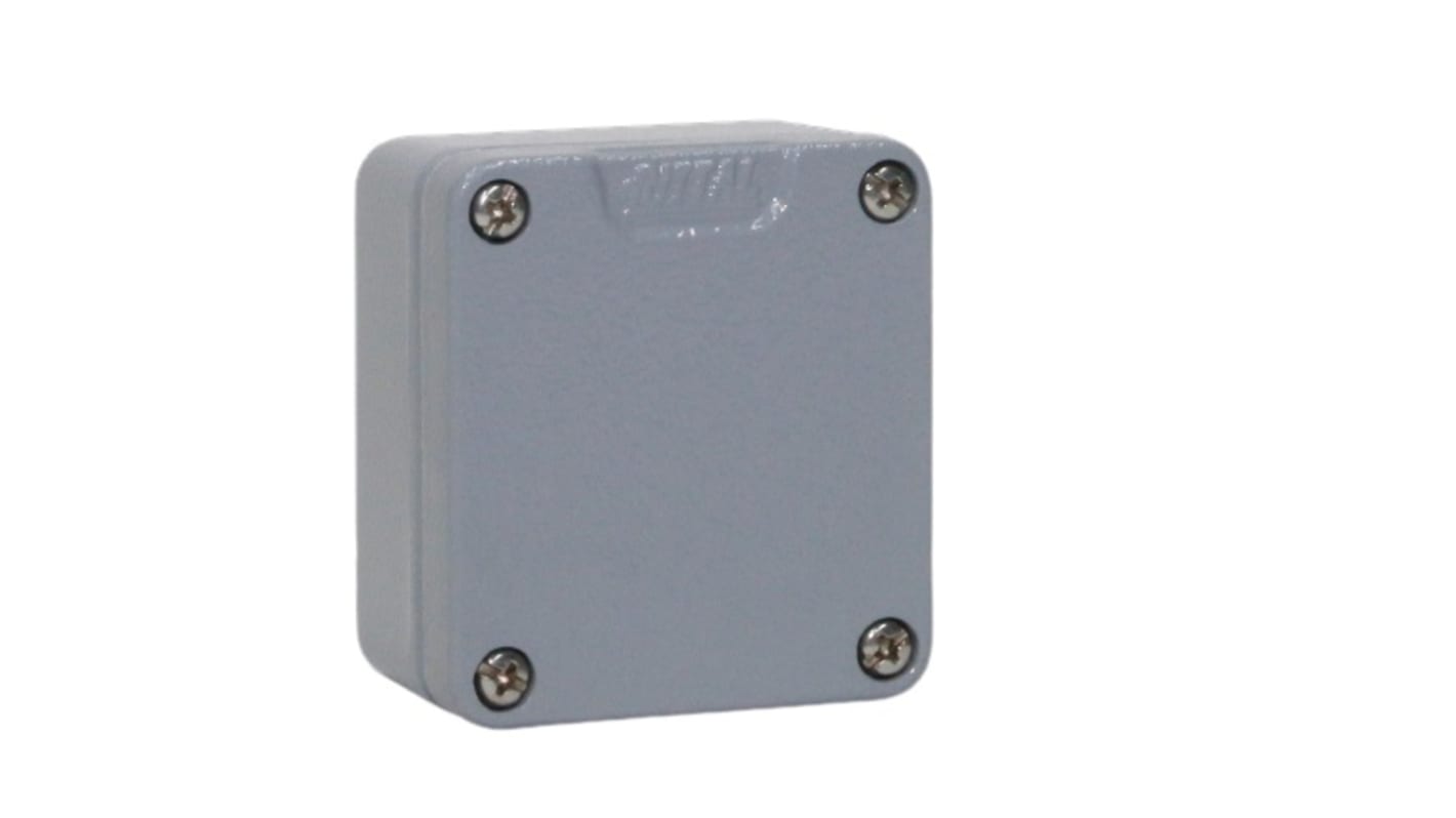 Rittal GA Series Grey Aluminium Enclosure, IP66, IK08, Grey Lid, 36 x 58 x 64mm