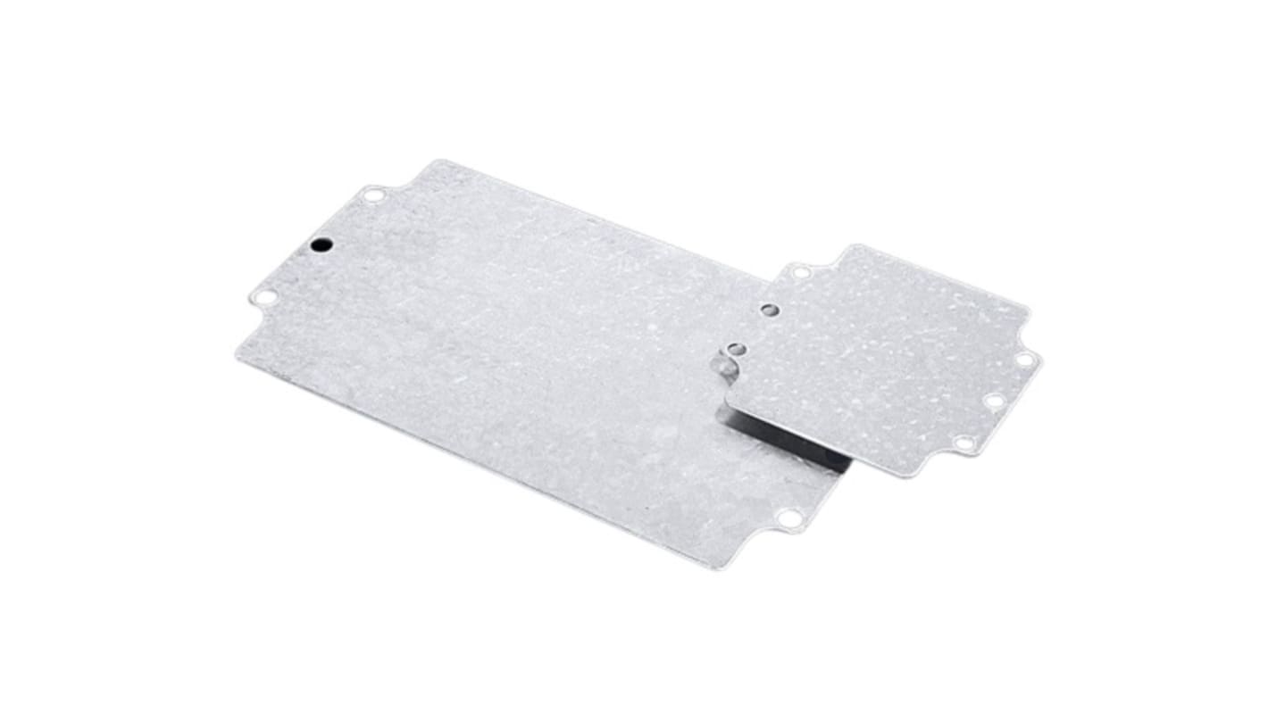 Rittal Sheet Steel Mounting Plate, 142mm H, 144mm W for Use with GA Series