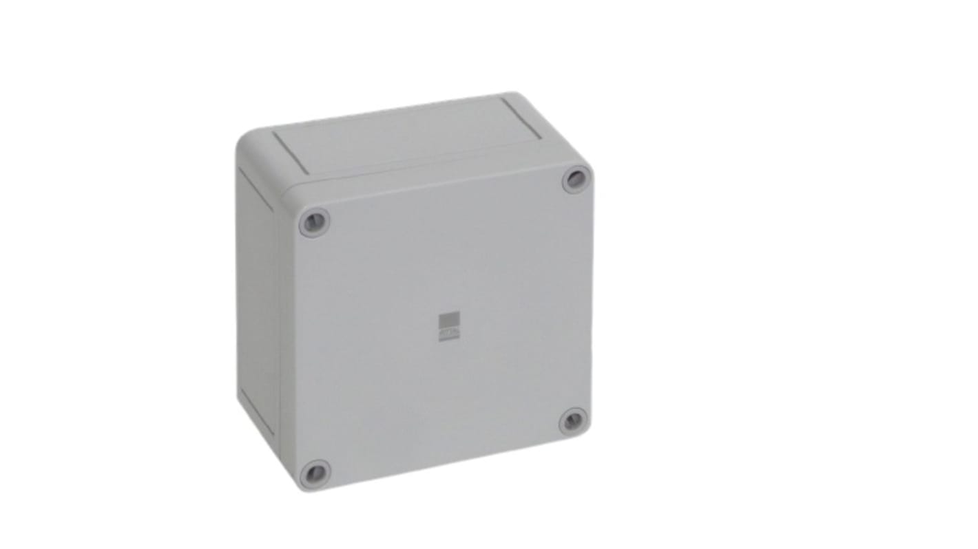 Rittal PK Series RAL7035 Plastic Enclosure, IP66, IK08, Grey Lid, 66 x 110 x 110mm