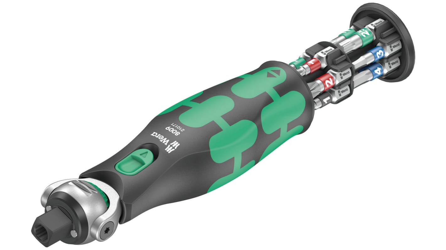 Wera 1/4 Hexagon Allen Hexagon Ratchet Screwdriver, 25 mm length