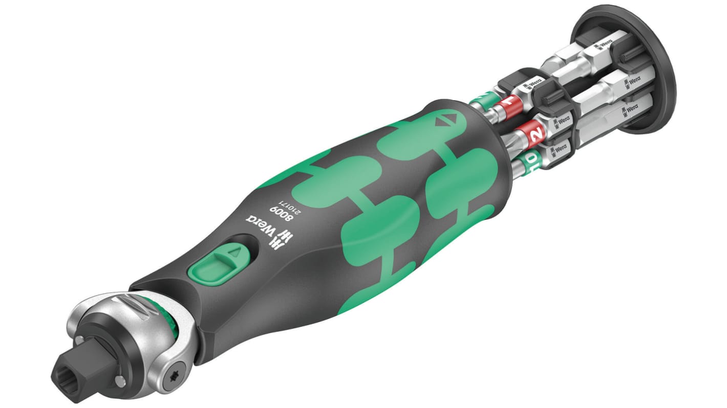 Wera 1/4 Hexagon Allen Hexagon Ratchet Screwdriver, 25 length