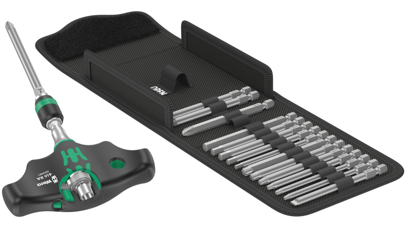 Wera HEX Plus Schraubenzieher 0,25, 17-teilig