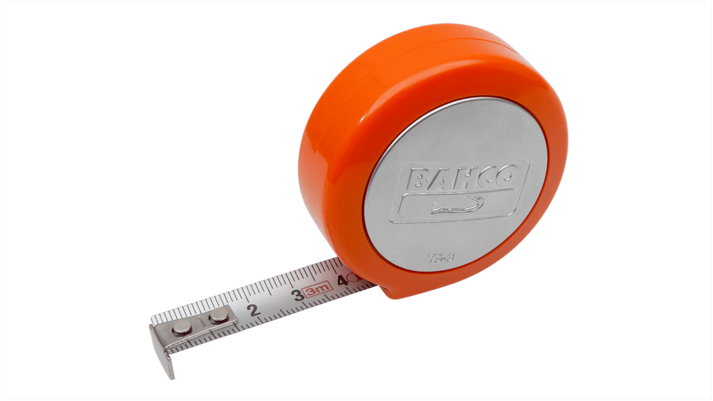 Bahco 3m Tape Measure, Metric, With RS Calibration