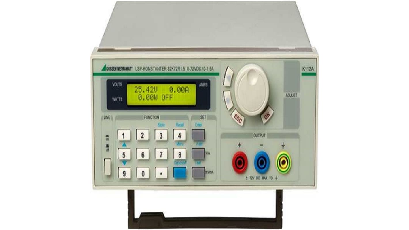 Gossen Metrawatt LSP Series Laboratory Power Supply, 0 → 18V, 0 → 5A, 1-Output, 90W