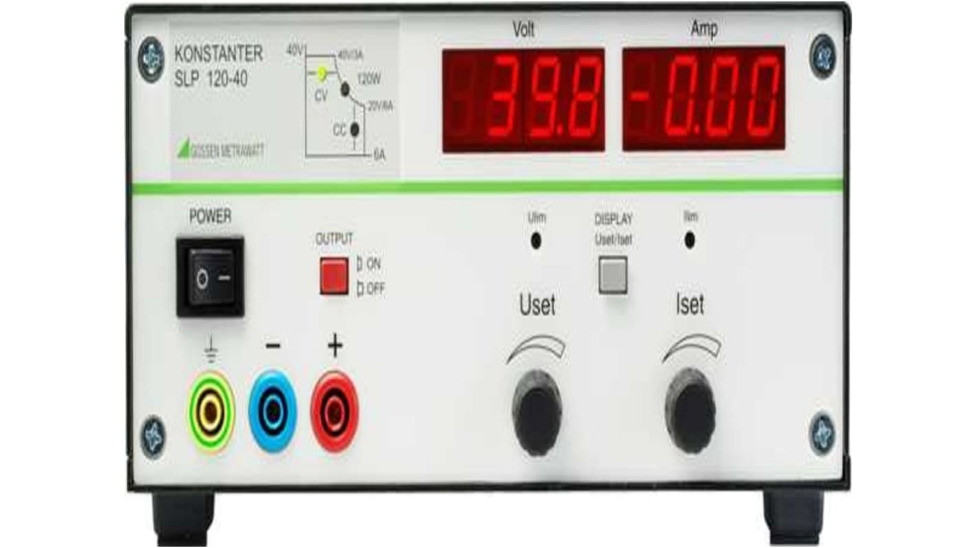 K232A Gossen Metrawatt SLP Series Laboratory Power Supply, 0 → 80V, 0