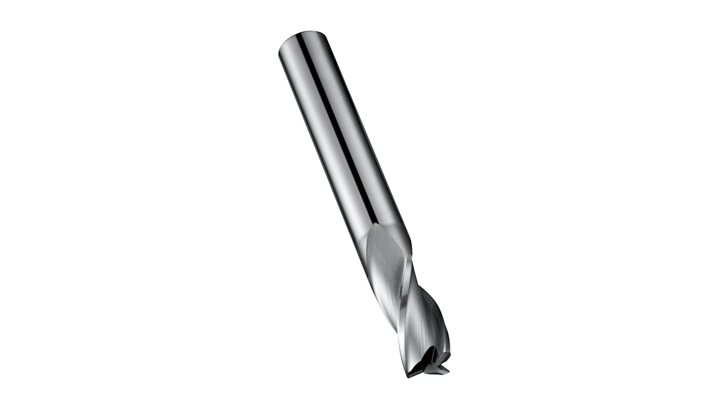 Pramet Plain Slot Drill 3 Flutes, 2mm Cut Diameter