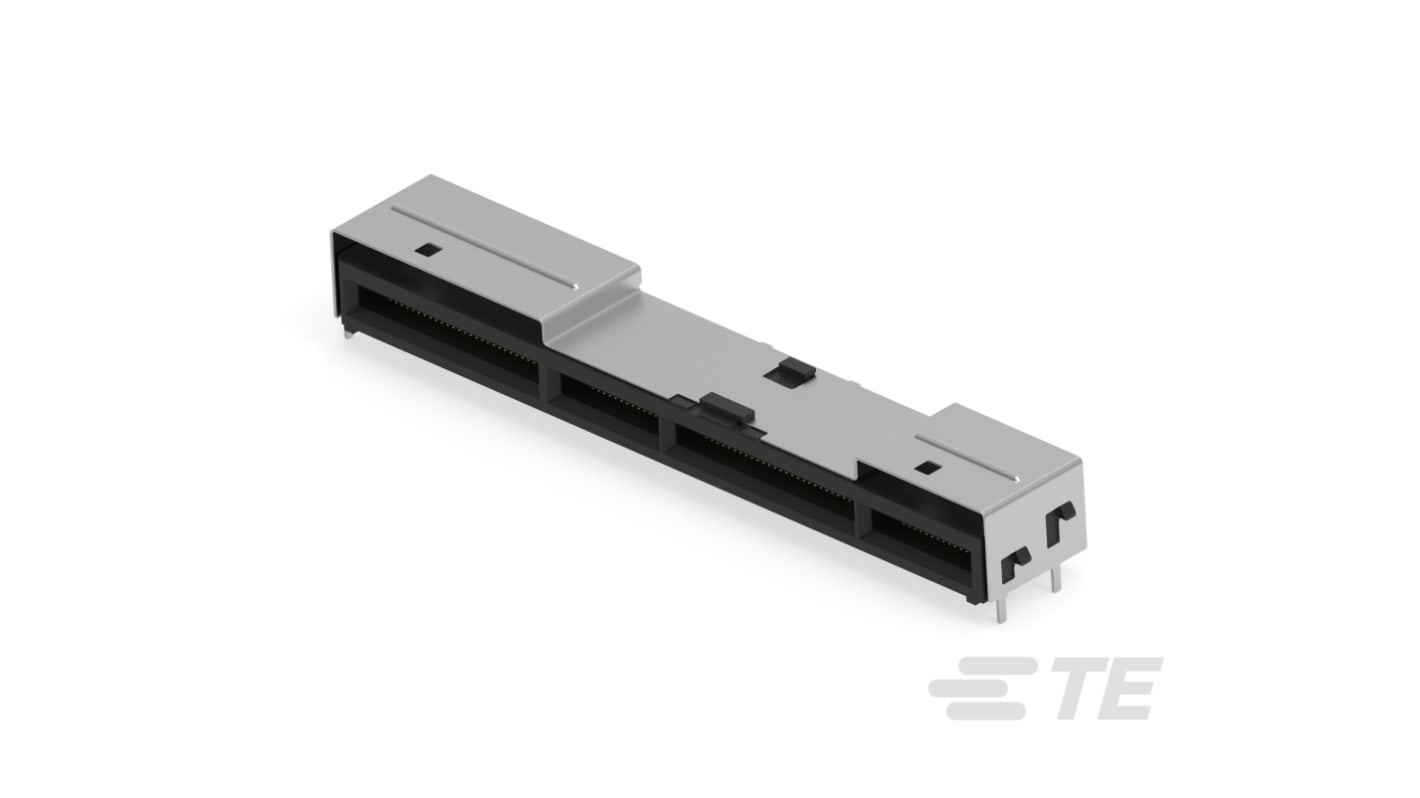 TE Connectivity, SLIVER 2.0 Board Mount Right Angle Mini I/O Connector Receptacle, 168 Way