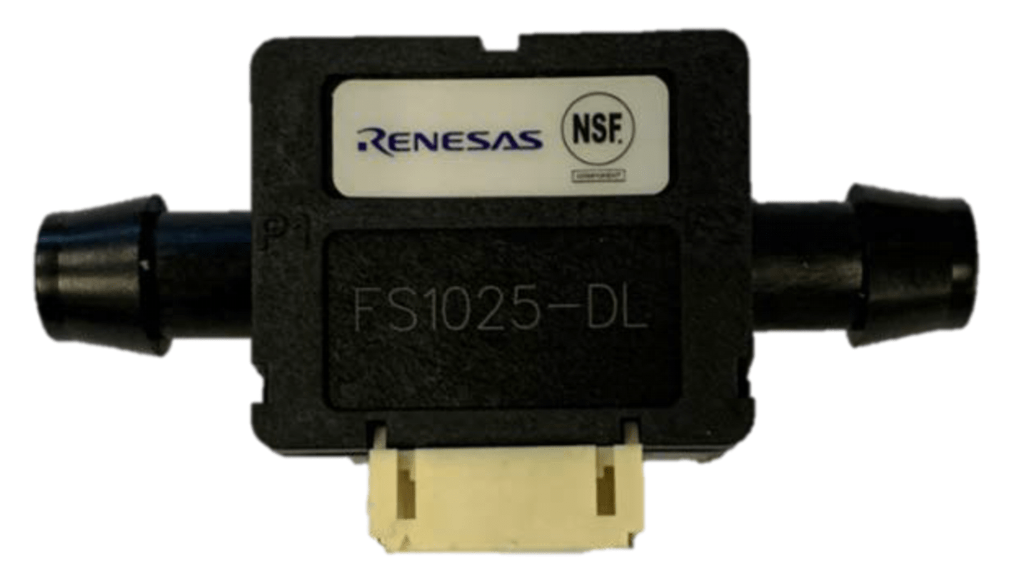 Renesas Electronics FS1025-DL Flüssigkeit Durchflusssensor 5 V 0 l/min → 7 L/min Typ Flüssigkeitsdurchfluss-Sensormodul