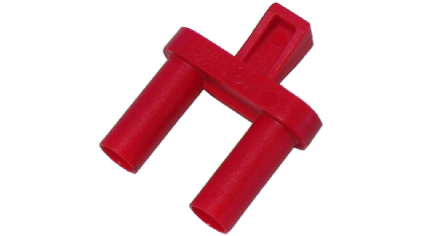 Conector banana Macho, 36A, 1kV, Rojo