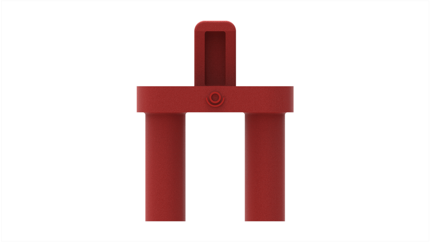 Conector banana Macho, 36A, 1kV, Rojo