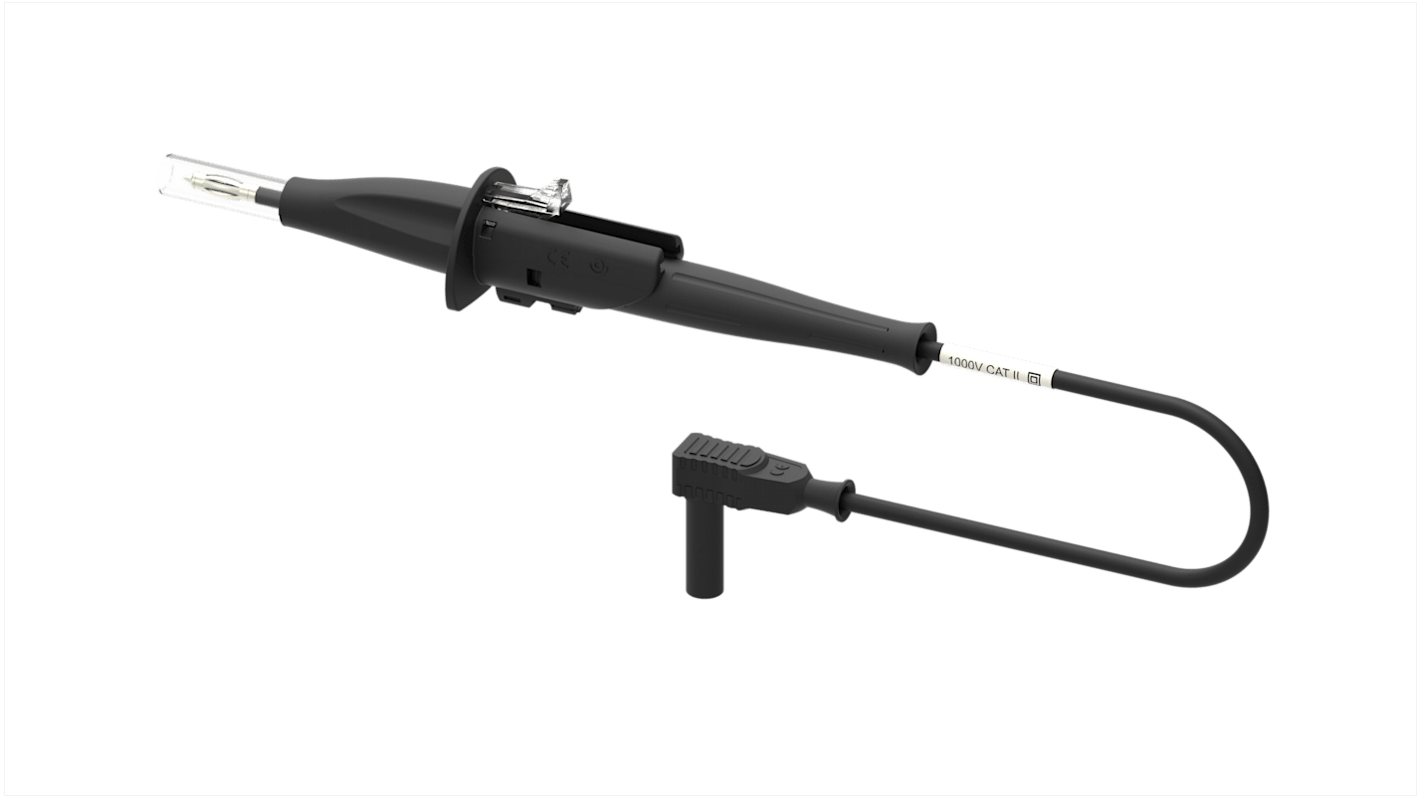 3842IEC10A600V120N Electro PJP Narrow Test Probe, Fixed Tip, 600V