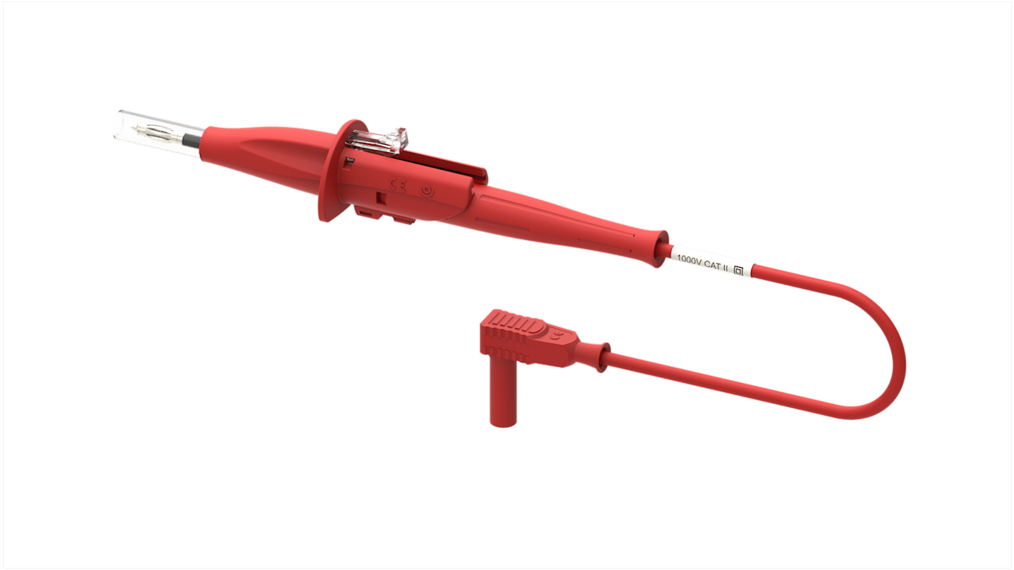 3842-IEC-10A600V-120R | Electro PJP Narrow Test Probe, Fixed Tip, 600V ...