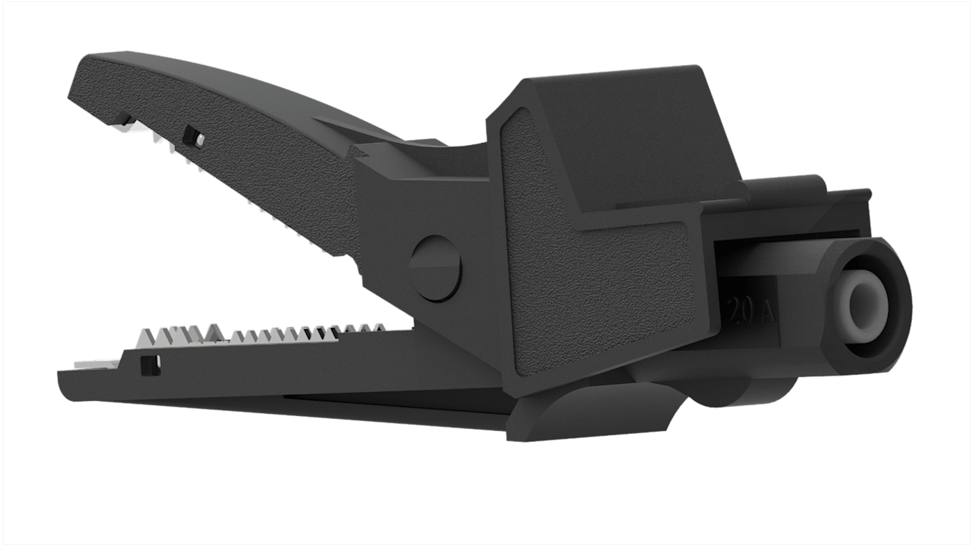 5004/LMIECN Electro PJP Alligator Clip, NickelPlated Steel Contact