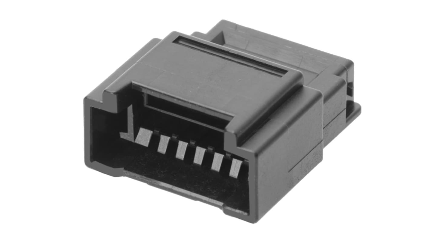 Carcasa hembra Molex 214525-2061, paso: 1.25mm, 6 contactos, , 1 fila filas, Macho