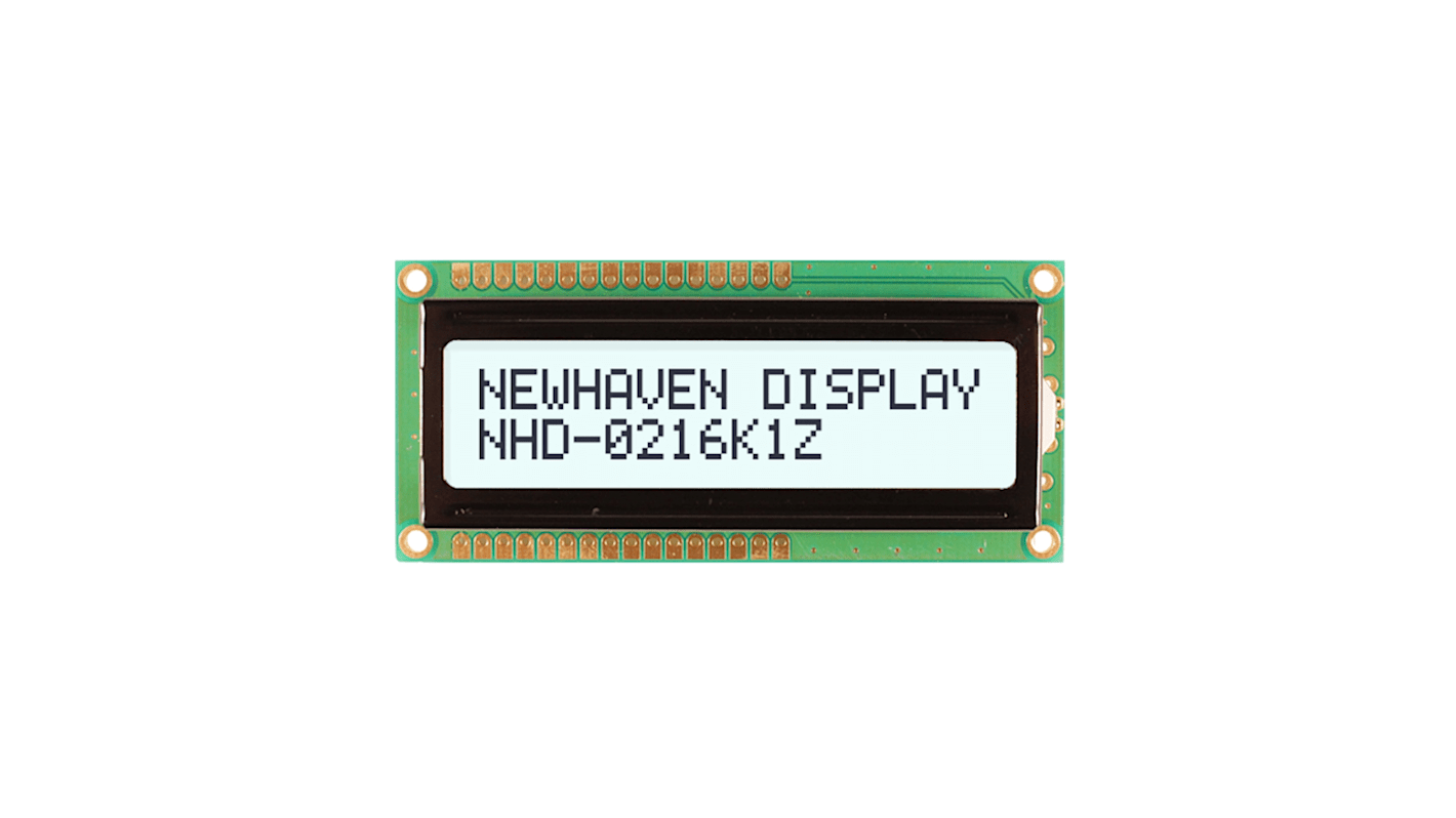 Monochromatický LCD displej, řada: NHD LCD, Transflektivní, Paralelní, Žádné, NEWHAVEN DISPLAY INTERNATIONAL