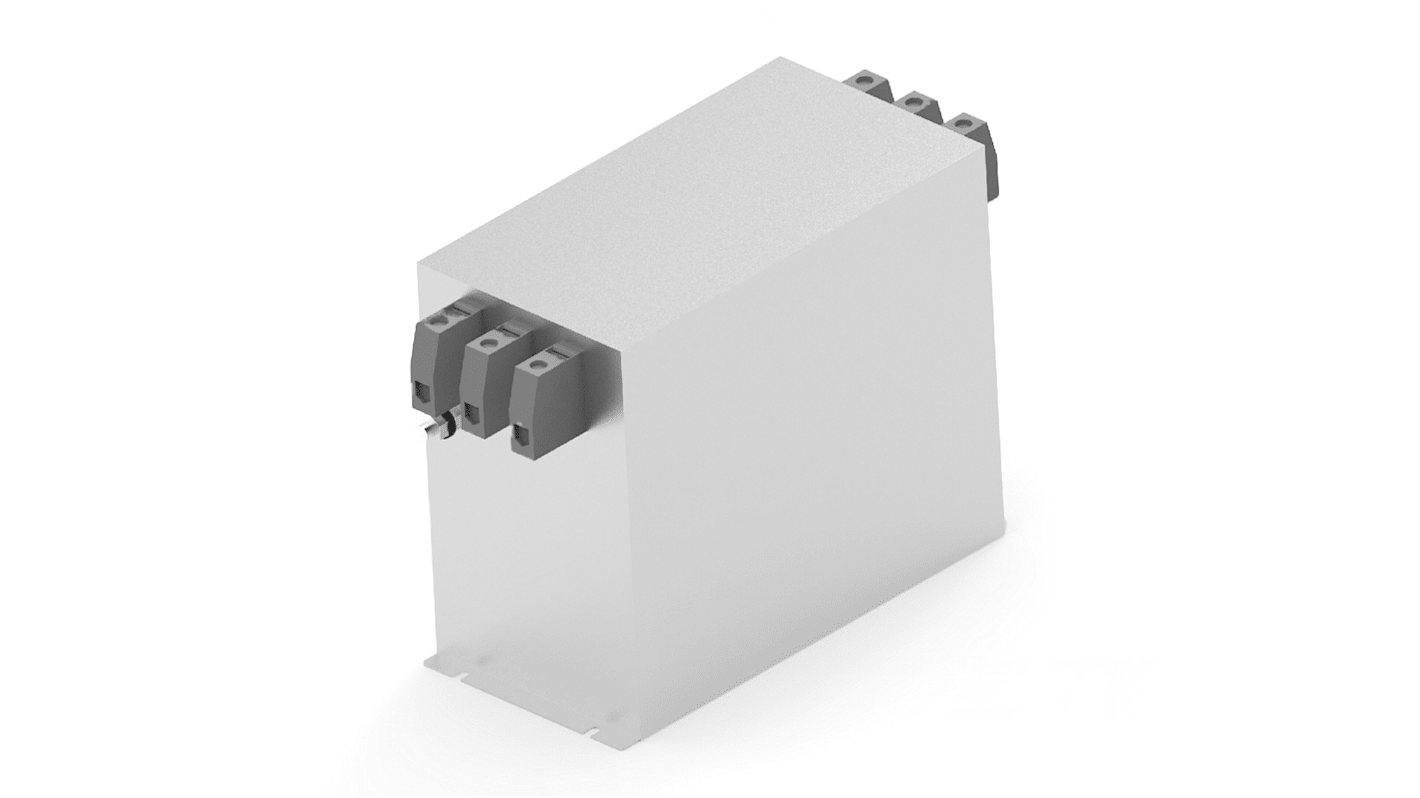 Filtro EMI TE Connectivity, 150A, 760 V, 50/60Hz, Montaje en Panel, con terminales Bloque Terminal, Serie AHV, 3 Fases