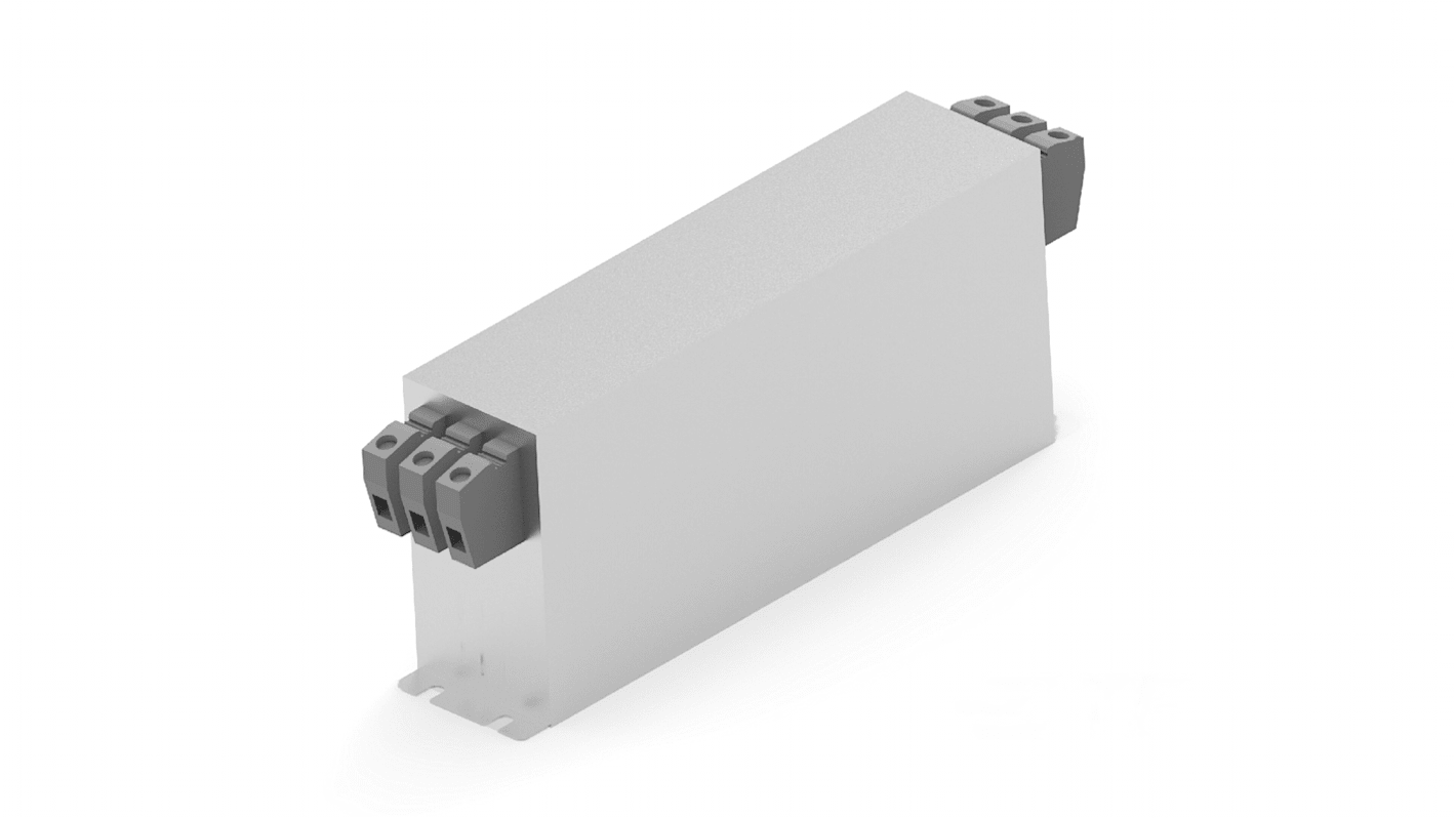 Filtro EMI TE Connectivity, 7A, 760 V, 50/60Hz, Montaje en Panel, con terminales Bloque Terminal, Serie AHV, 3 Fases