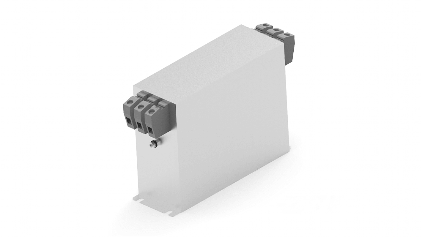 TE Connectivity, AHV 25A 760 V 50/60Hz, Chassis Mount EMI Filter, Terminal Block 3 Phase