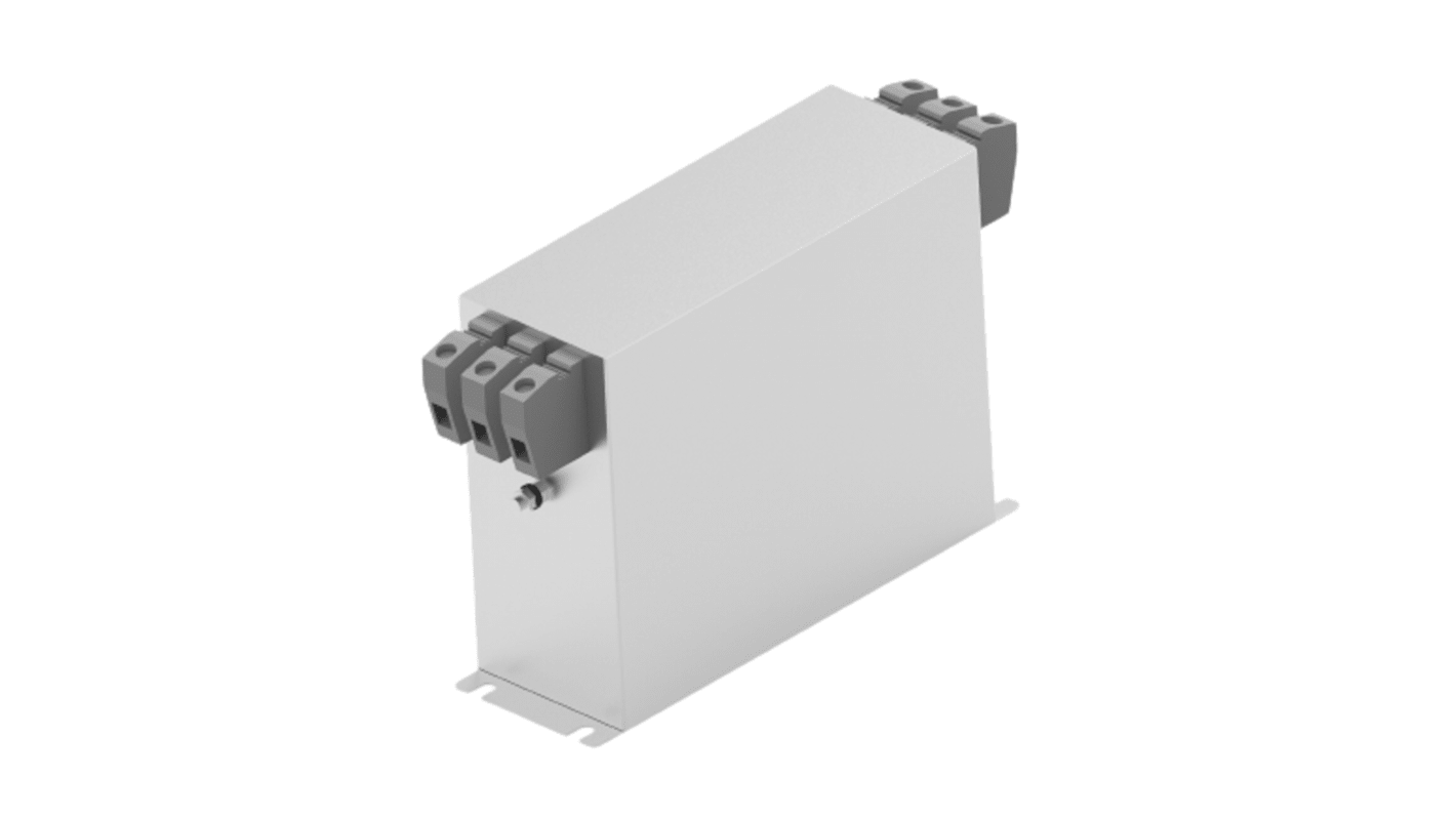 TE Connectivity, AHV 50A 760 V 50/60Hz, Chassis Mount EMI Filter, Terminal Block 3 Phase