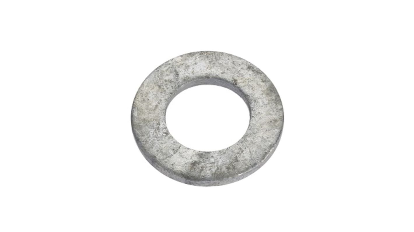 RS PRO Unterlegscheiben für M16 Schrauben verzinkt G-Form, 4mm x 18mm x 30mm, Stahl