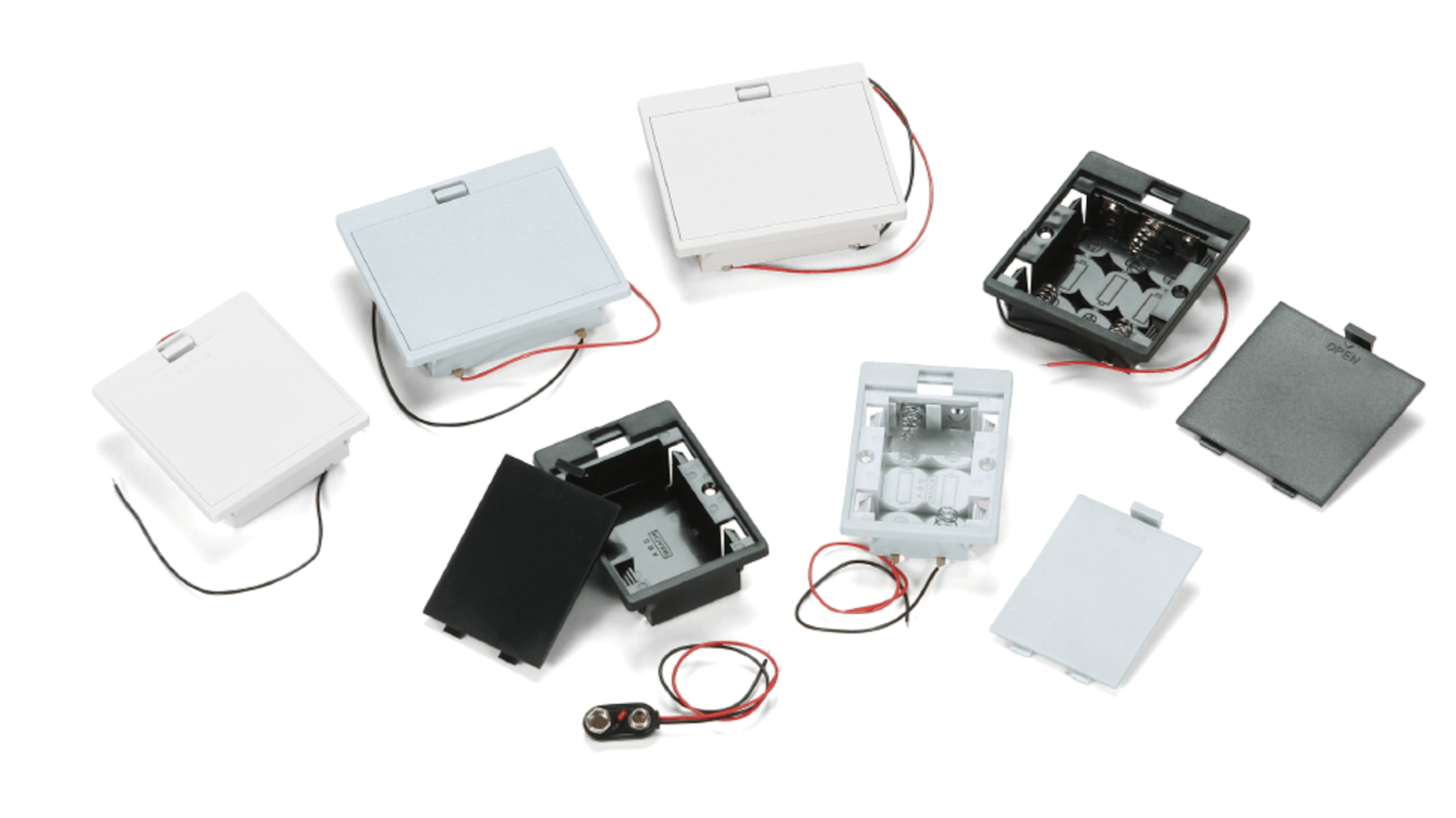 タカチ電機工業 電池ホルダ LDN-3B 3 スナップイン