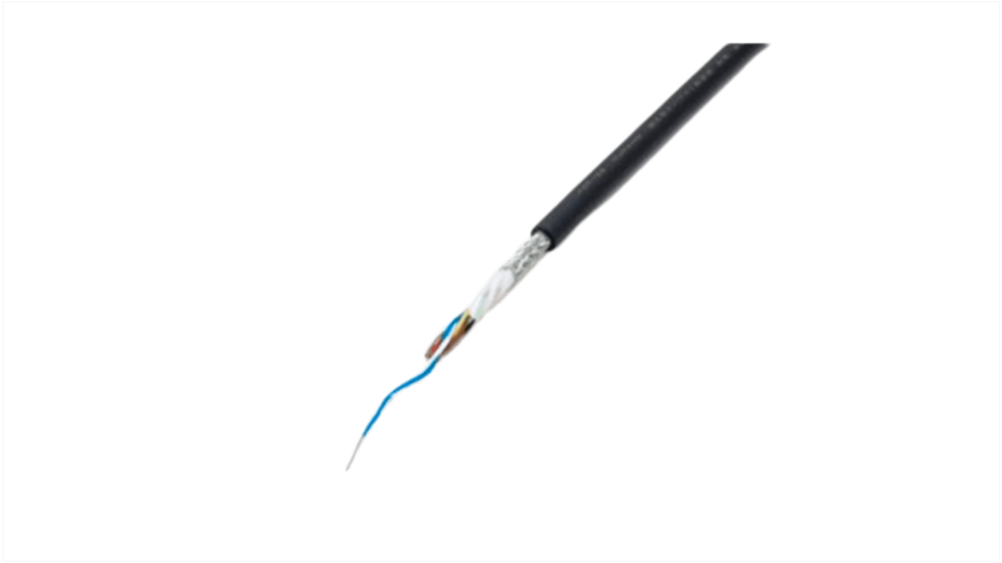 Kuramo Electric KDFSB Control Cable, 50 Cores, 0.2 mm², Screened, 5m, Black