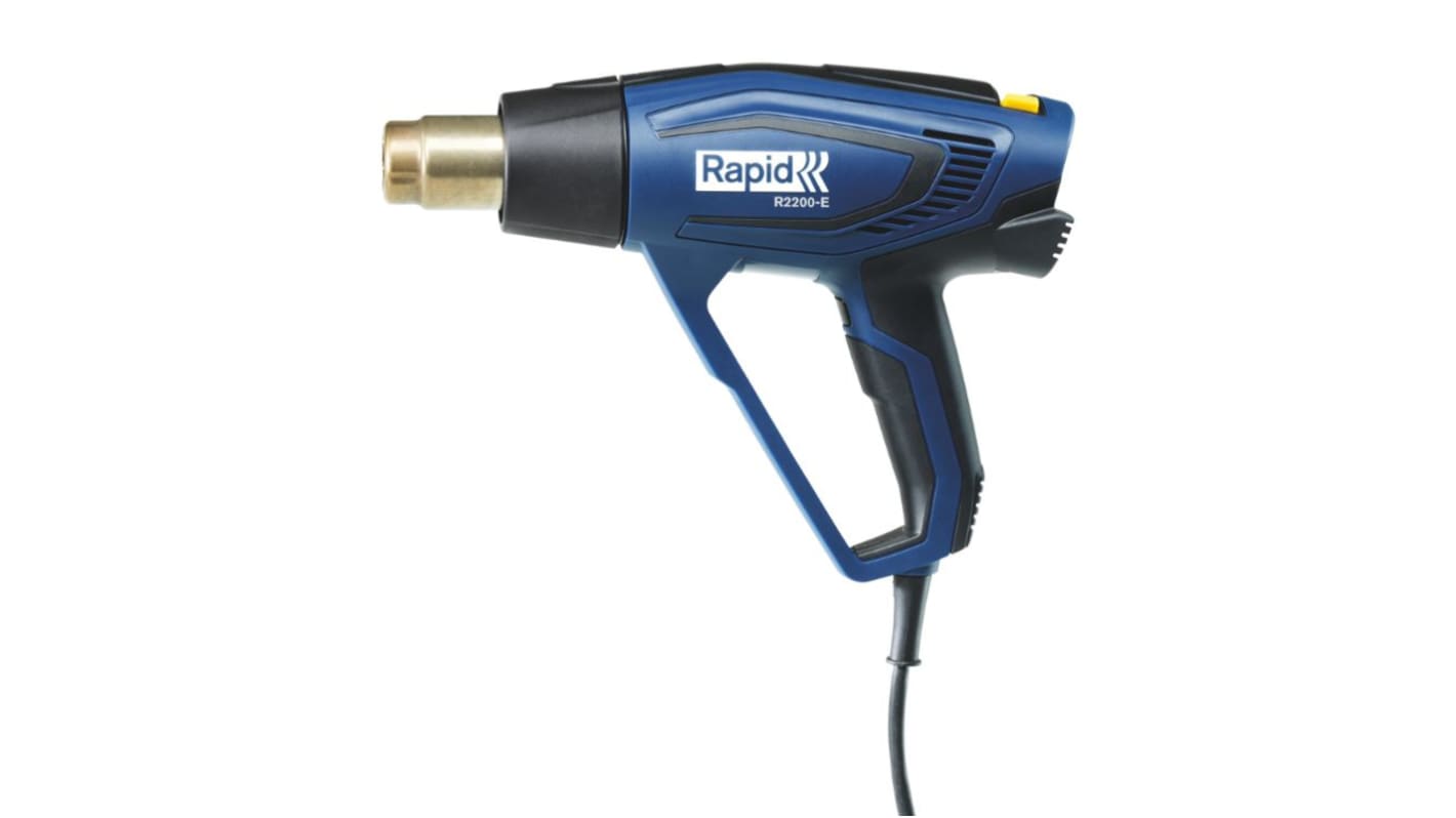 Pistola de calor Rapid R2200-E, 220 → 240V 2200W, 60 → 650°C máx, UK Plug