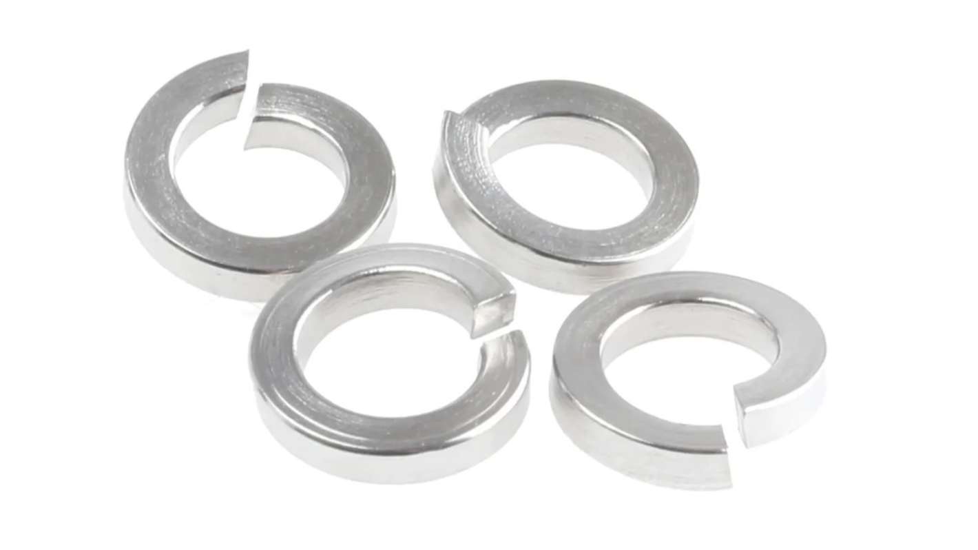 A4 316 Stainless Steel Locking Washers, M5, DIN 7980 RS