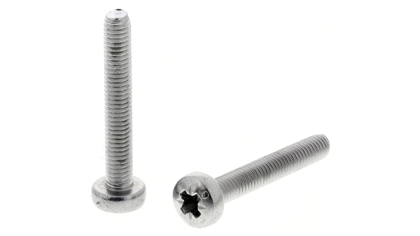 Vite metrica a testa Conica RS PRO M3, in Acciaio inox, 20mm