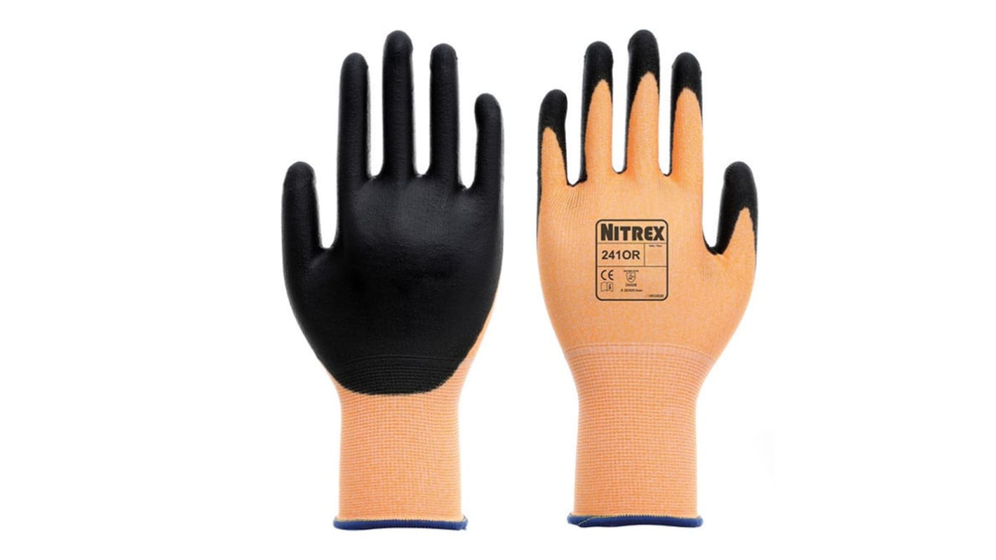 Gants de manutention Unigloves 241OR* taille 7, Résistance abrasion/ déchirure