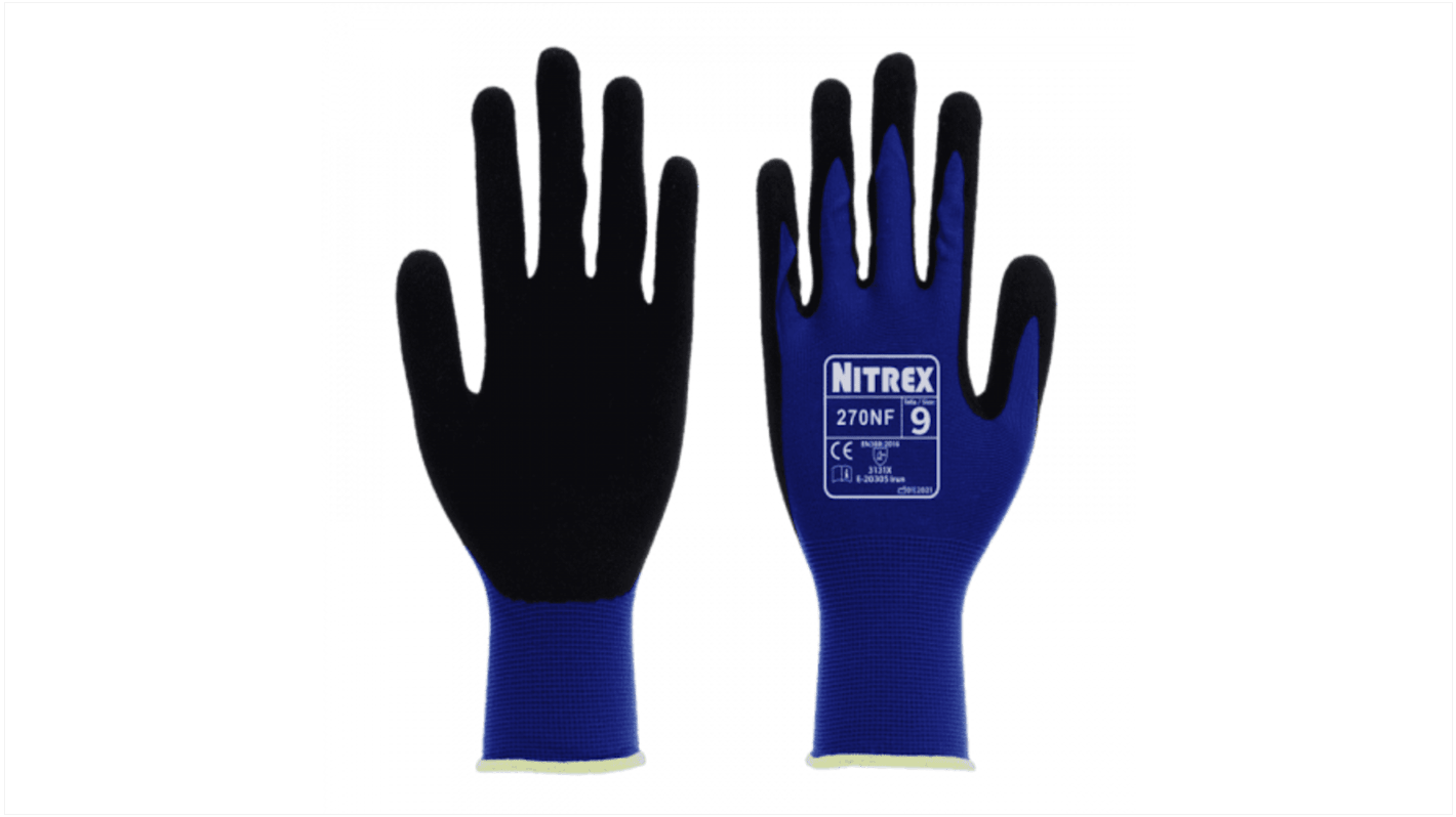270NF08 Unigloves 270NF* Nylon Abrasion Resistant Work Gloves, Size