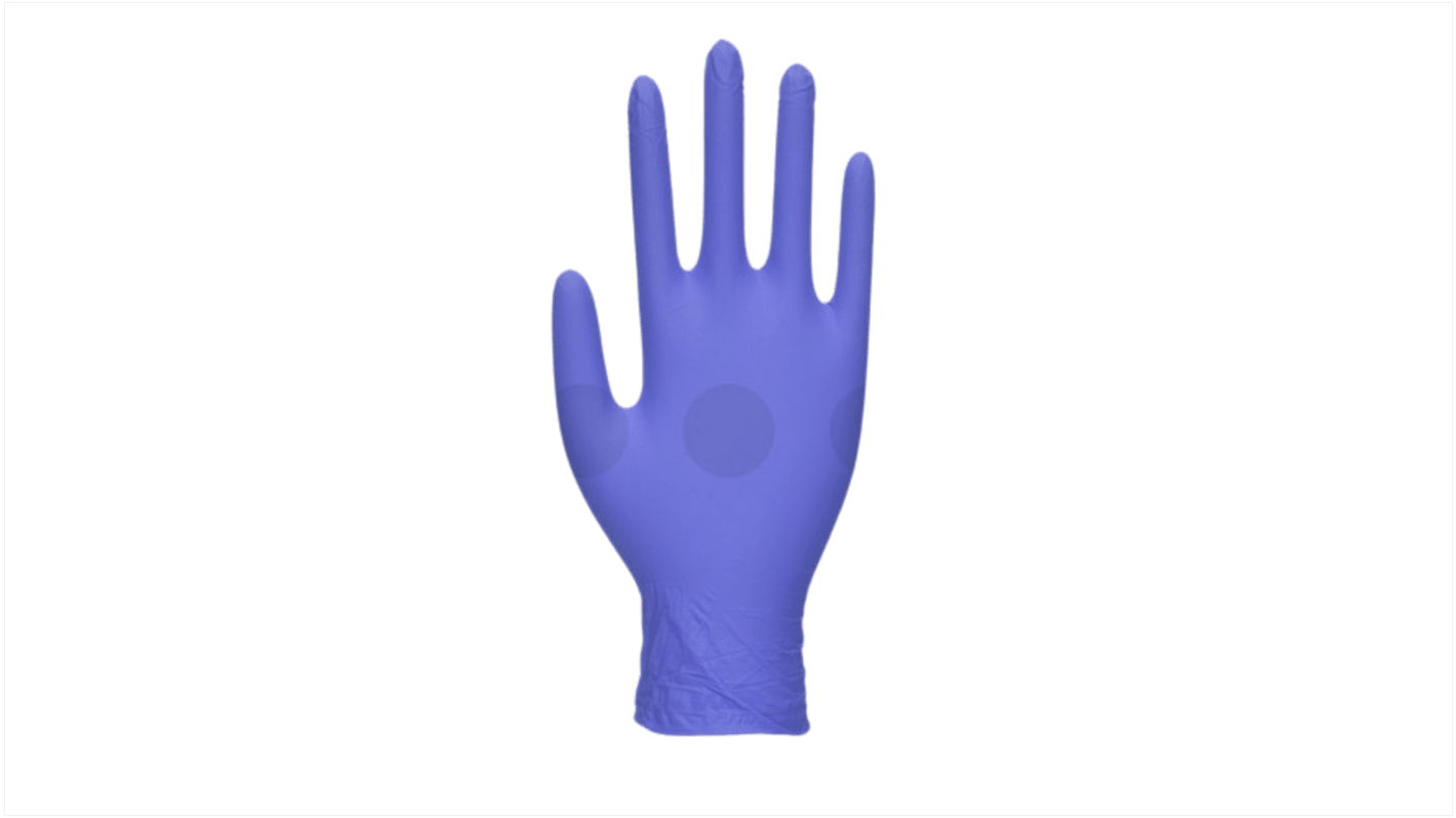 Unigloves GM005* Blue Nitrile Work Gloves, Size 9, Large