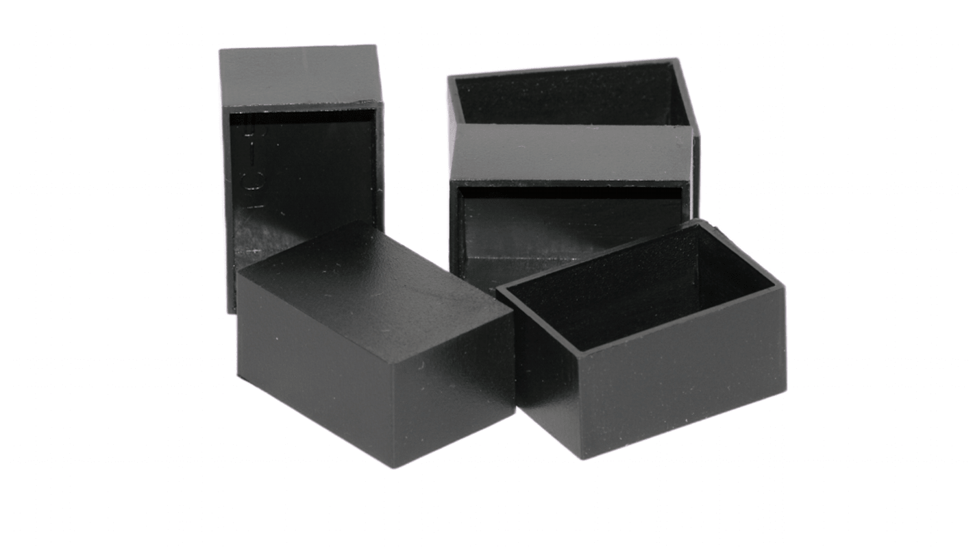 Caja de encapsulado de ABS, 1.18 x 0.79 x 0.59mm de color Negro