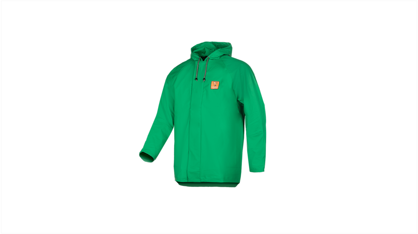 Chaqueta impermeable, M, Verde, Resistente a sustancias químicas, Ligero, Impermeable Banteer