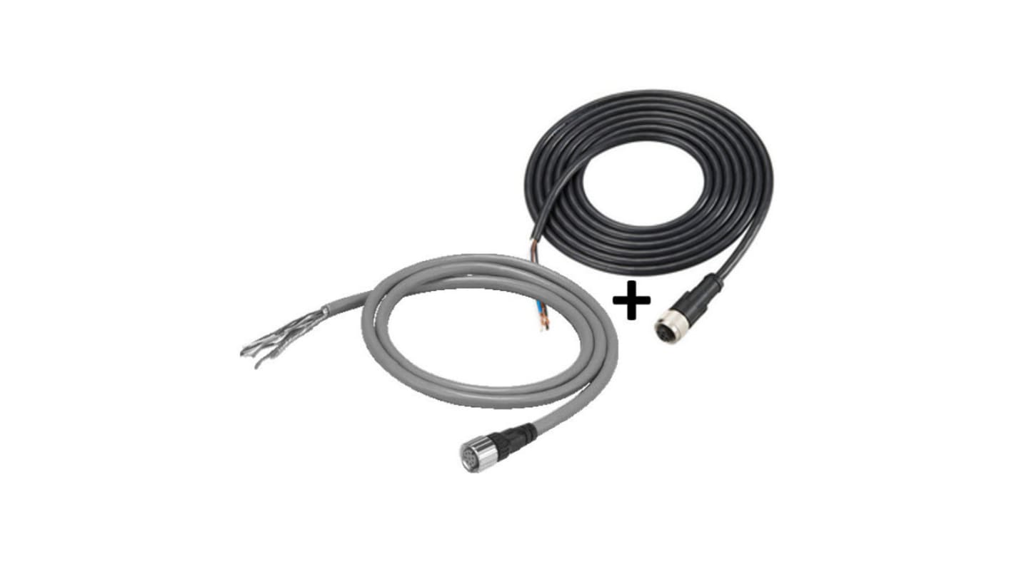 Omron F39-JG Series Connection Cable, 20m Cable Length for Use with F3SG-RA