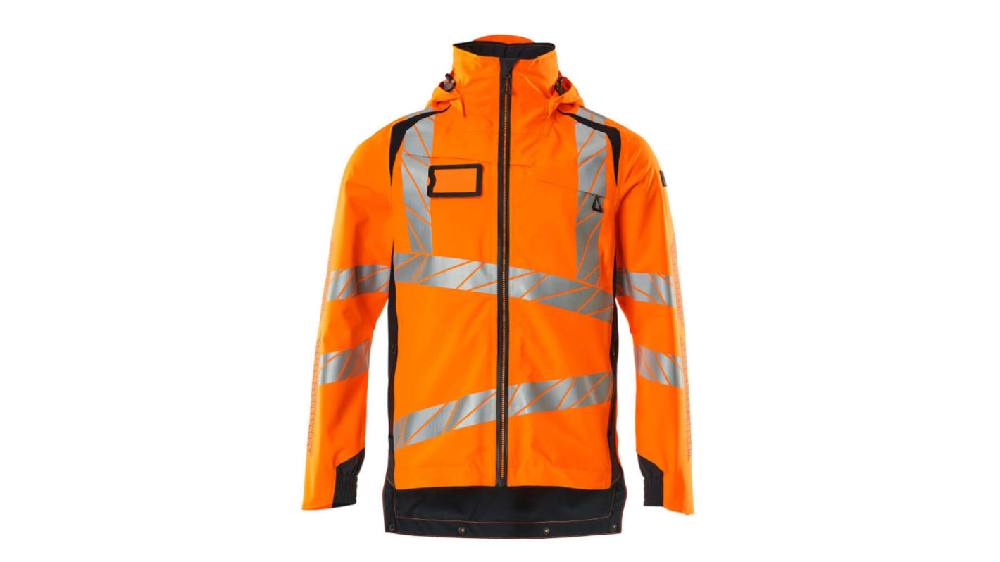 Mascot Workwear 19001-449 Orange/Navy Unisex Hi Vis Jacket, 100 cm