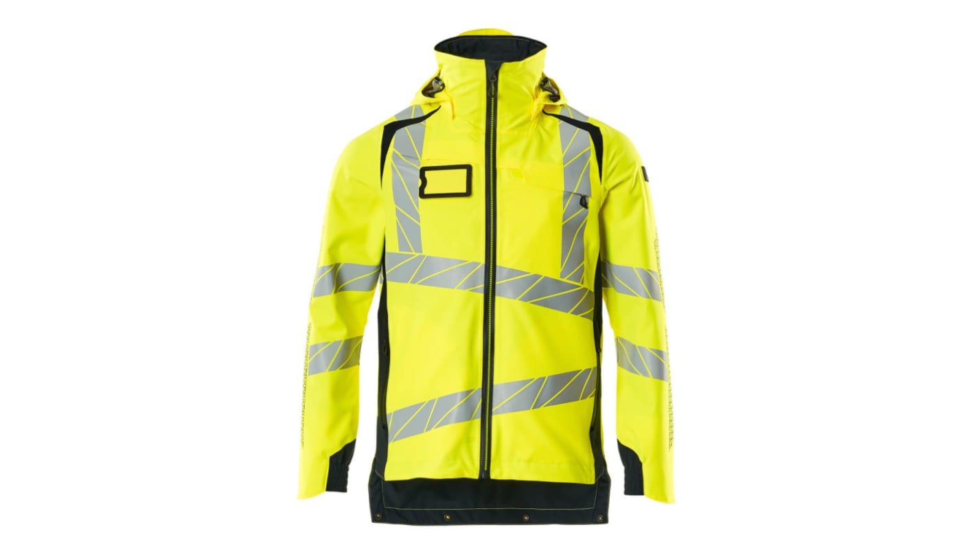 Mascot Workwear 19001-449 Yellow/Navy Unisex Hi Vis Jacket, 116 cm
