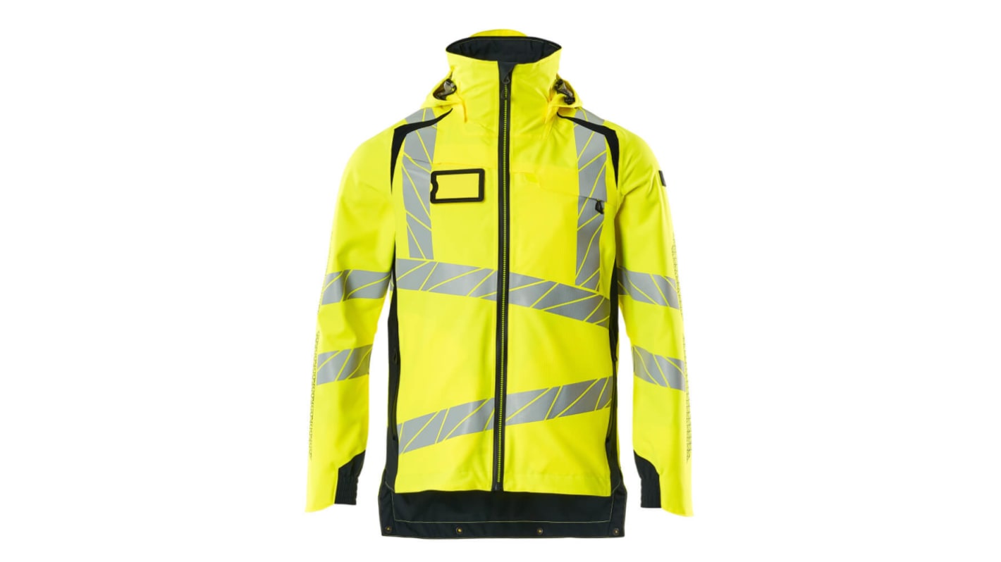 Mascot Workwear 19001-449 Yellow/Navy Unisex Hi Vis Jacket, 100 cm