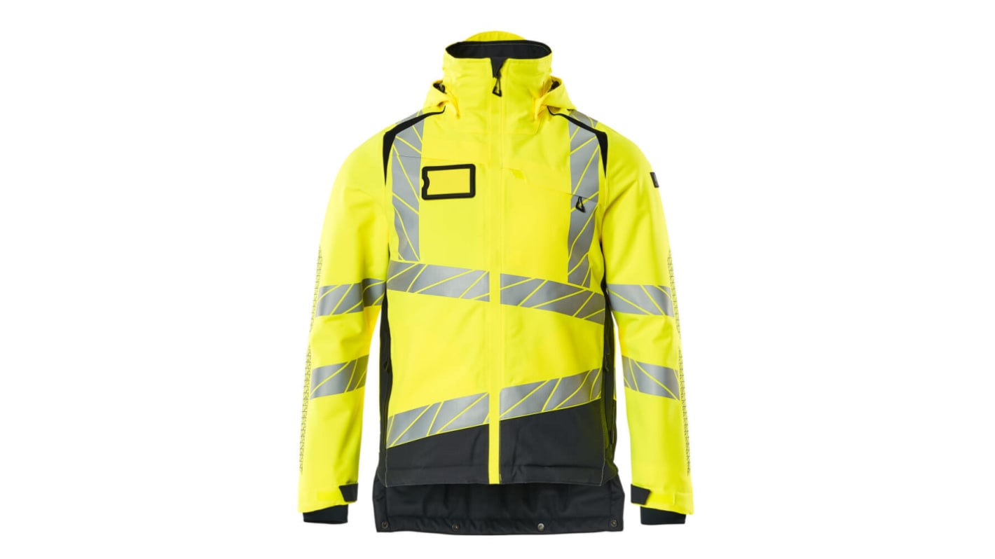 Mascot Workwear 19335-231 Yellow/Navy Unisex Hi Vis Winter Jacket, 104 cm