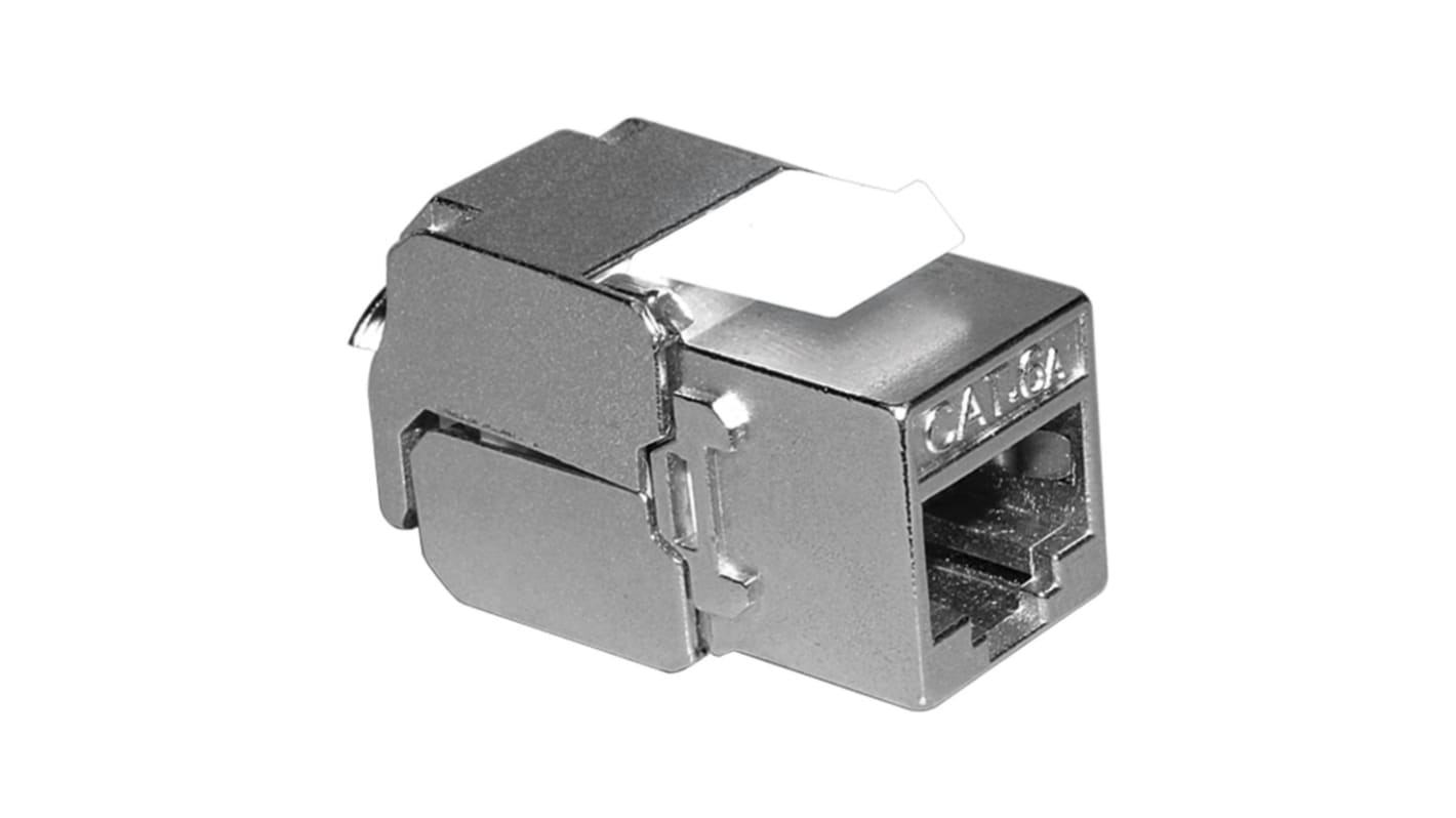 Decelect Female RJ45 Connector, Cable Mount, Cat6a