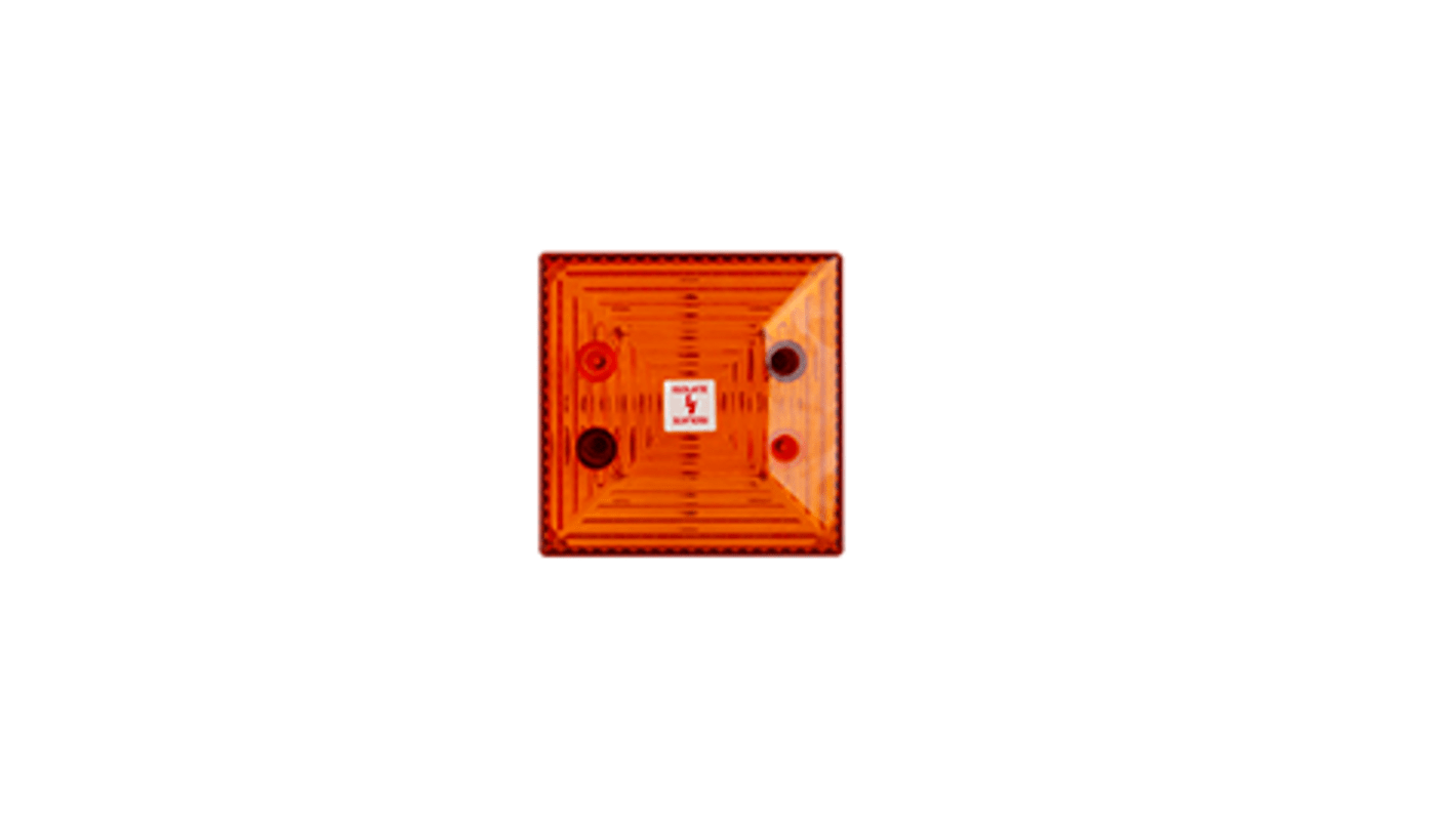 Signal d'état LED industriel Clifford & Snell, série SD40, Ambre, 35 → 85 V c.a./c.c., SD40