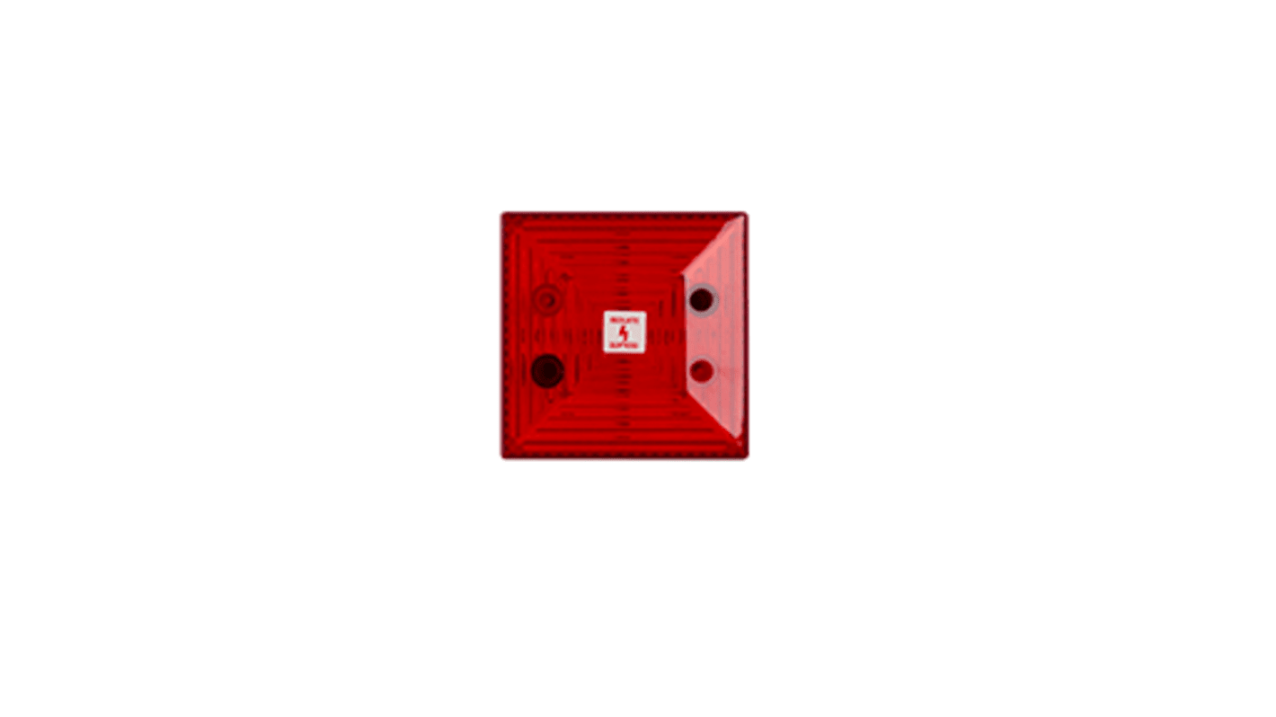Elemento luminoso Clifford & Snell SD40 Estático, LED, Rojo, alim. 35 → 85 V ac/dc