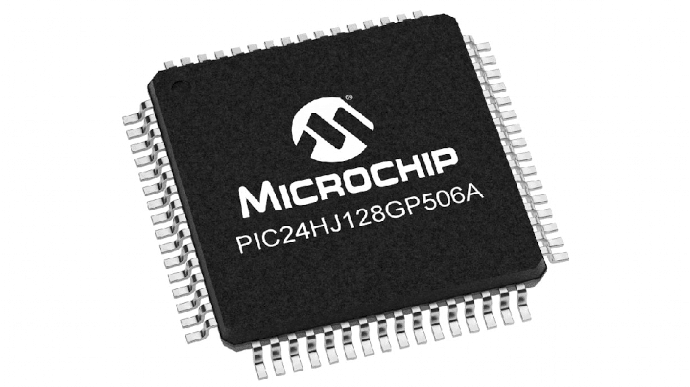 Microchip Mikrocontroller PIC24H PIC SMD TQFP 64-Pin