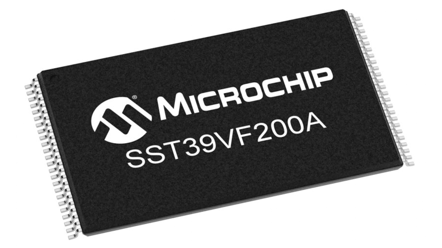 マイクロチップ,  フラッシュメモリ 2Mbit, 48-Pin, SST39VF200A-70-4I-EKE
