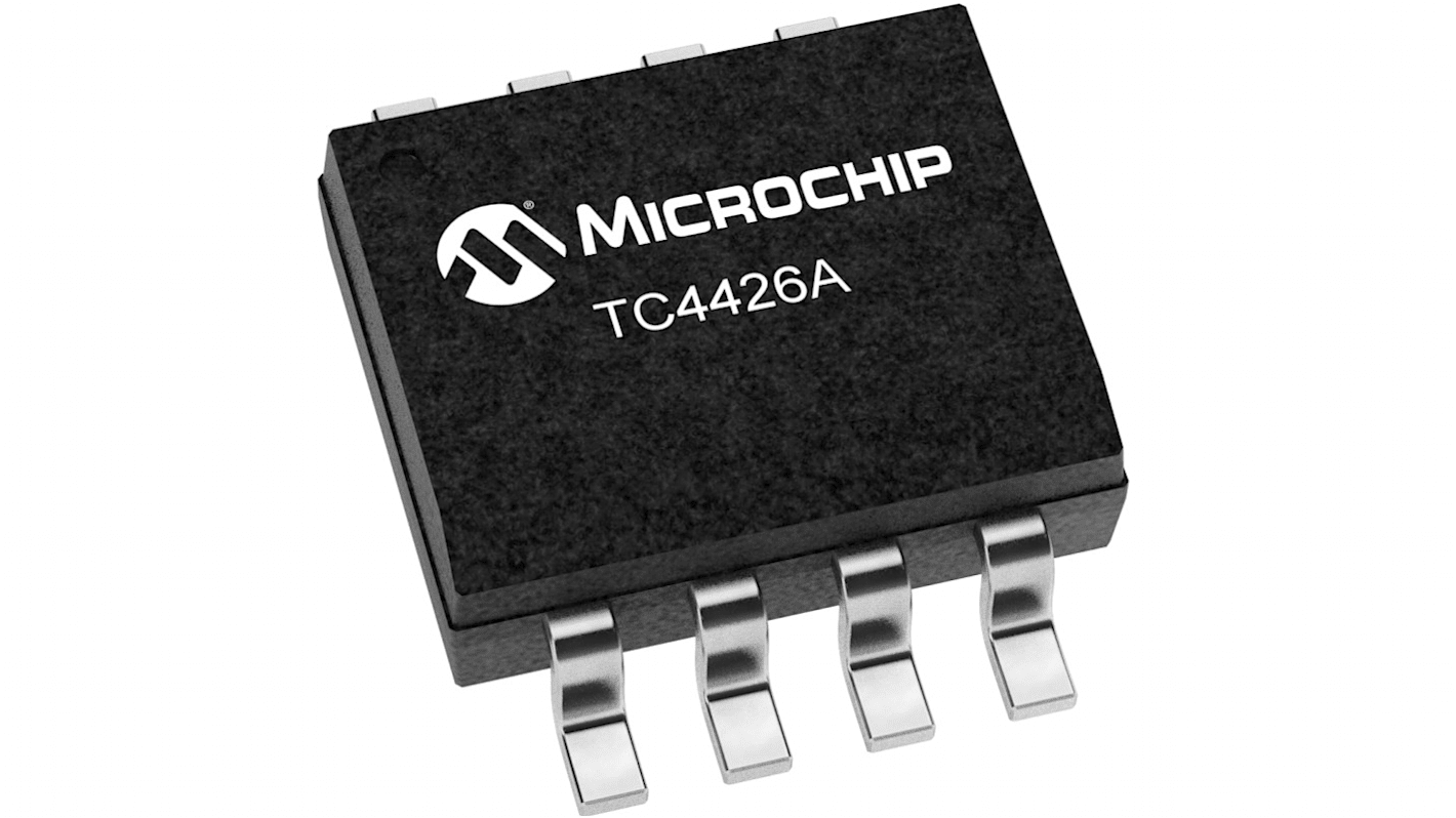 Driver de puerta MOSFET TC4426AEOA713, CMOS 1,5 A SOIC 8 pines