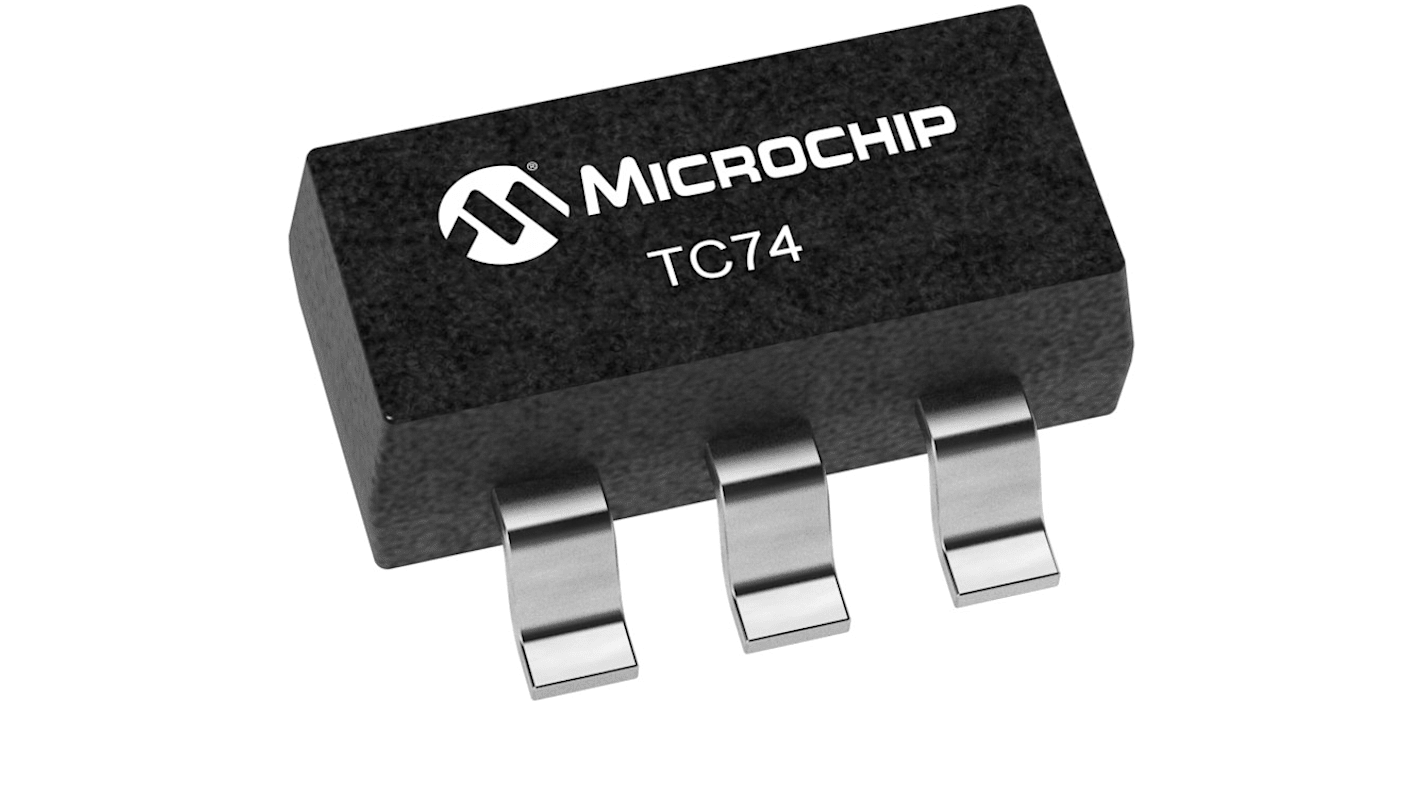 Sensor de temperatura TC74A4-3.3VCTTR, interfaz I2C, SMBus