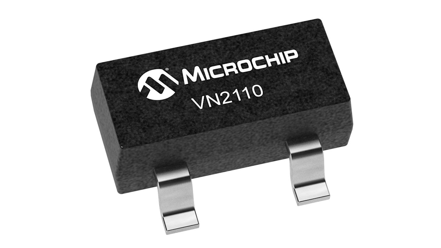 MOSFET Microchip VN2110K1-G, VDSS 100 V, SOT-23